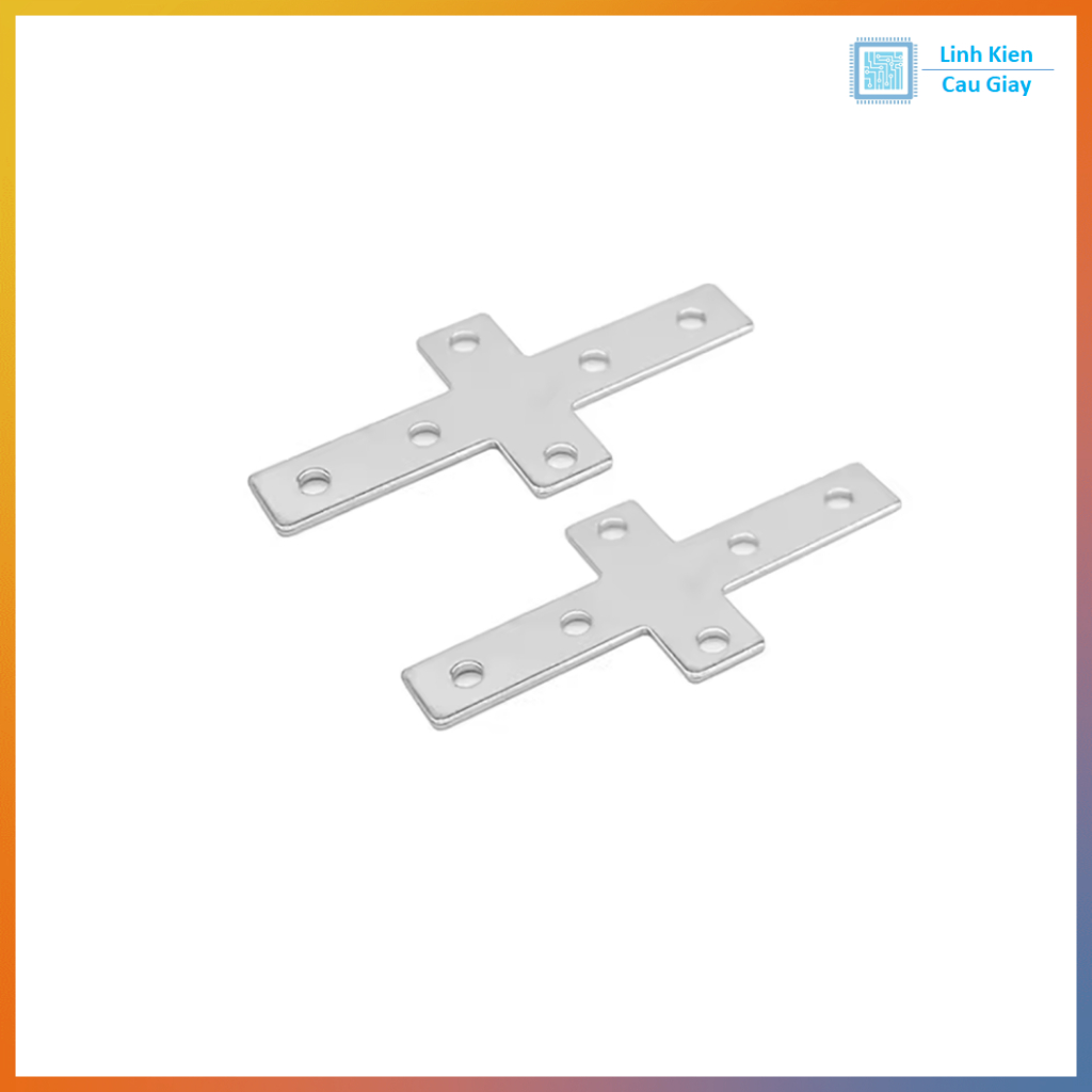 Ke chữ thập nhôm 2020 -  ke nối nhôm định hình