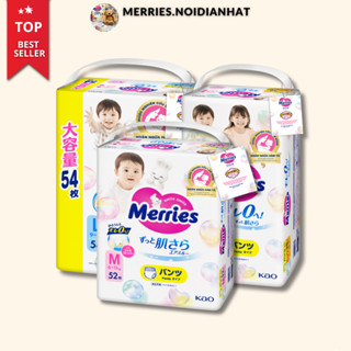  Tã Bỉm Dán Quần Merries Hàng Nội Địa Nhật NB76,S62,M56,M52,L44,XL38 