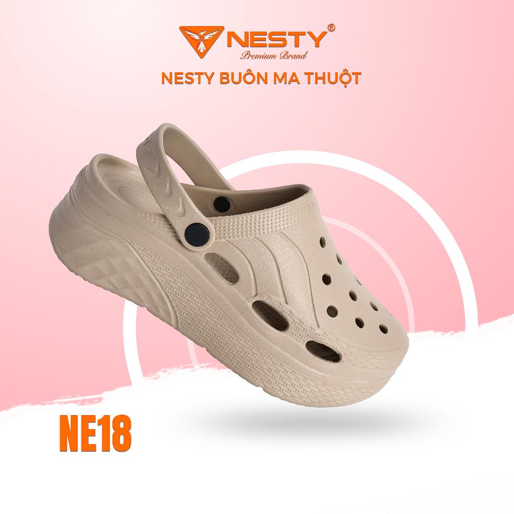 [NE18] Dép Sục Nesty Hot Trend – Đế EVA Đúc nguyên khối cao 6cm, Êm Nhẹ, Chống Trượt + Tặng 10 Sticker