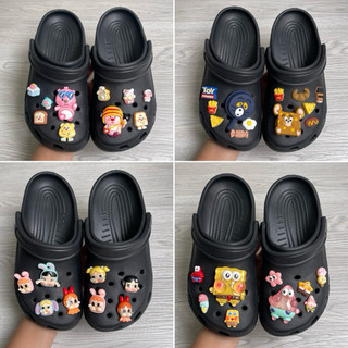    KHÔNG CHỮ   Đep Sục Quai Hậu Nam Nữ Êm Chân Mix Nhiều Charm ANYA STORE 