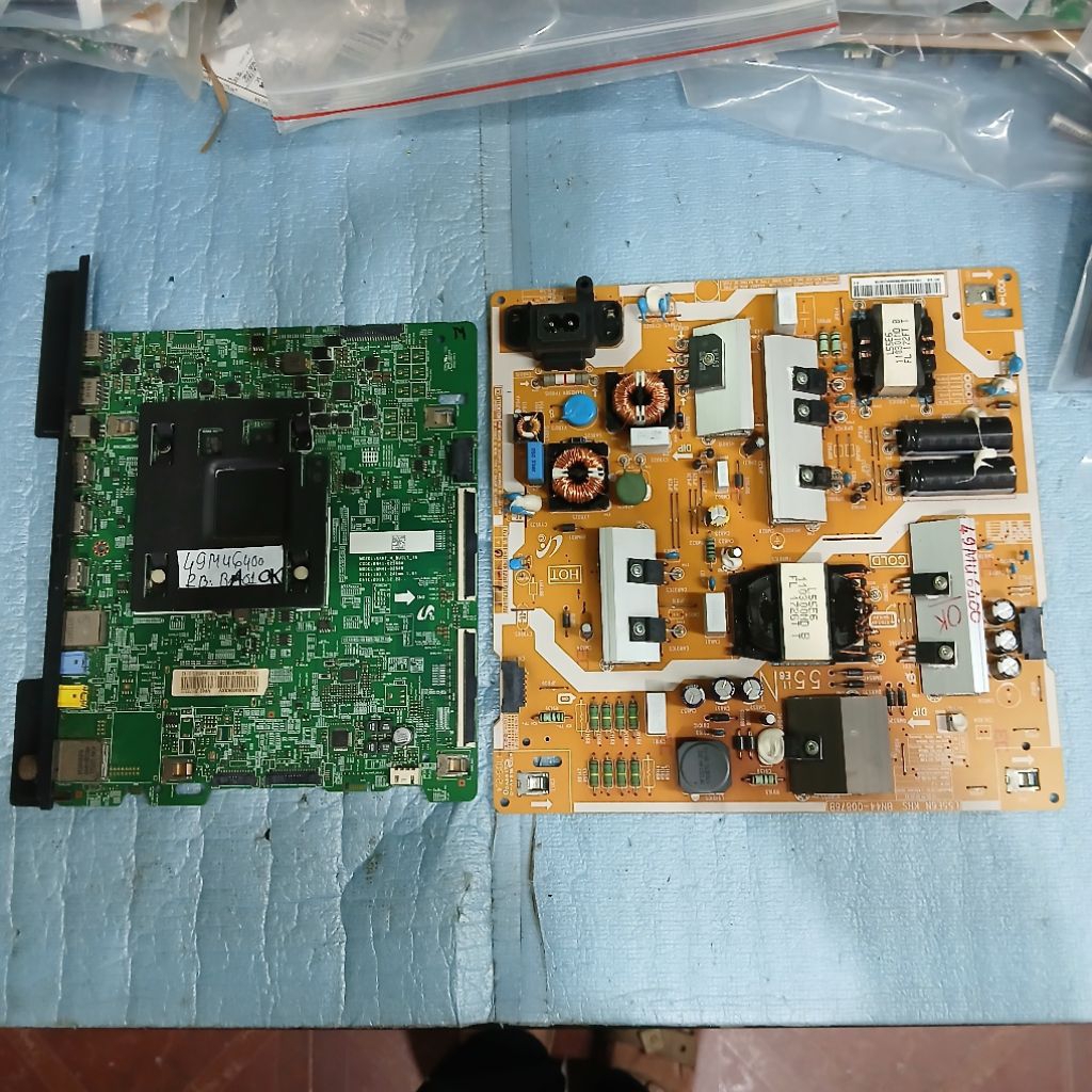 bo mạch tivi Samsung 49MU6400,bo xử lý,khiển,nguồn,main chính, chủ