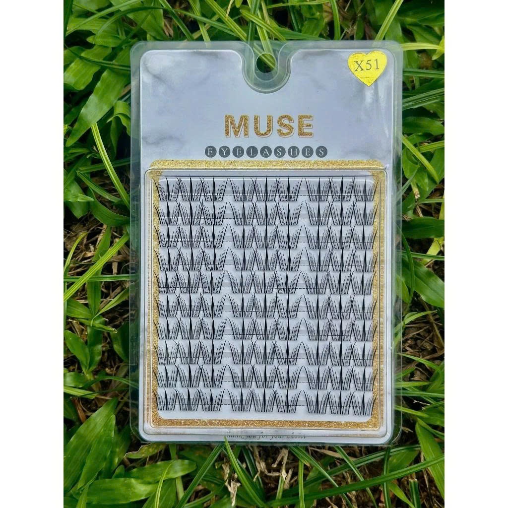 Mi Giả, Mi Cụm X51 MUSE, mã Mi X51 Mi tự nhiên, Không Cứng Form - CAMI SHOP MIỀN TÂY