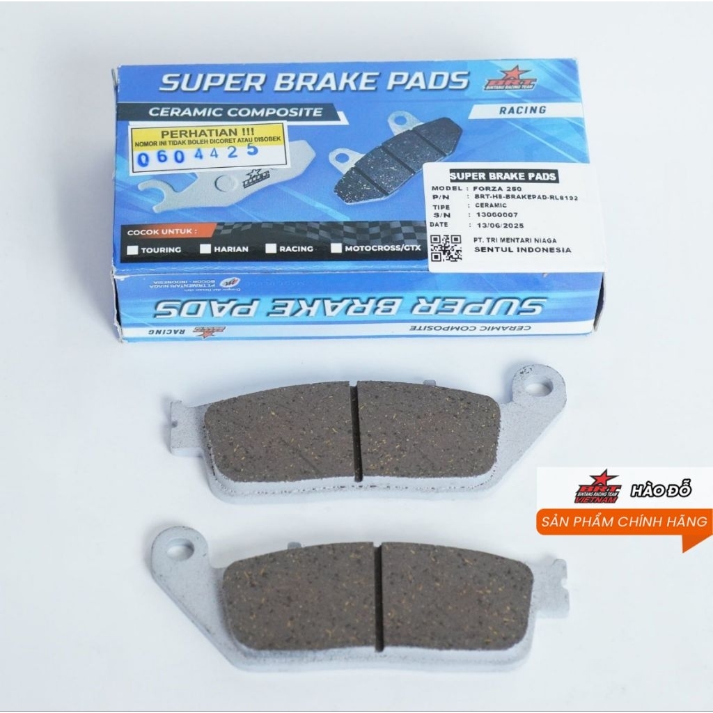 Bố thắng đĩa trước SH125 ABS/SH150 ABS/FORZA 250 300 350/SH300 ABS 2016/SH350i ABS. RL8192