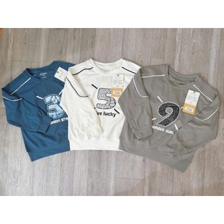  Áo dài tay bé trai Dokma 2-6Y chất cotton mỏng 