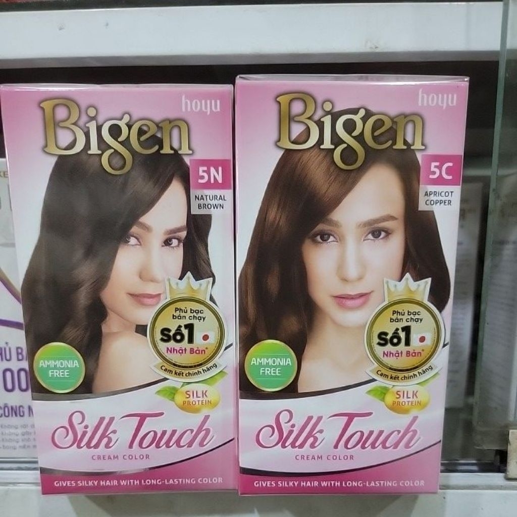 Thuốc nhuộm tóc  thảo dược Bigen Silk Touch