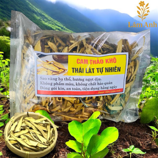  1Kg Cam Thảo Khô Thái Lát Hỗ Trợ Giảm Ho Sốt Đau Bụng Tiêu Chảy Ngừa Sâu Răng Dùng Cùng Trà Hoa Giúp Thanh Nhiệt 