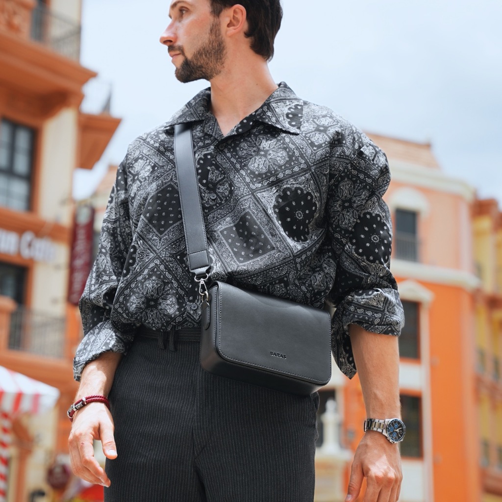 Túi đeo chéo nam - Paxton Bag - BARAS VIETNAM - Túi da nam | BigBuy360 - bigbuy360.vn