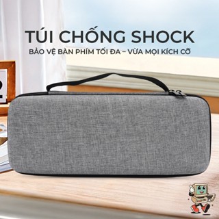 Hộp EVA Đựng Bàn Phím Cơ | Chống Sốc, Kháng Nước Nhẹ | Có Quai Xách, Khóa Kéo Bền, Ngăn Phụ Kiện