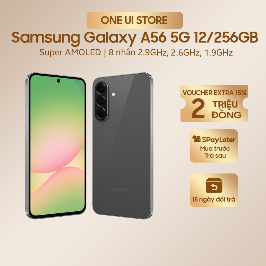Phiên bản Ram 12/256GB - Điện thoại Samsung Galaxy A56 12/256 5G chính hãng 100% - ONE UI STORE
