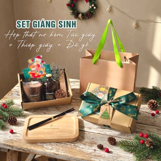  Hộp Quà Tặng Giáng Sinh Citta Soyamoo - Nến Thơm và Tinh Dầu Thơm Phòng - Phong cách Retro tươi mát 