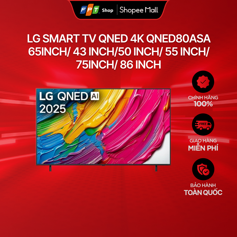 LG Smart TV QNED 4K QNED80ASA 65inch/ 43 inch/50 inch/ 55 inch/ 75inch/ 86 inch