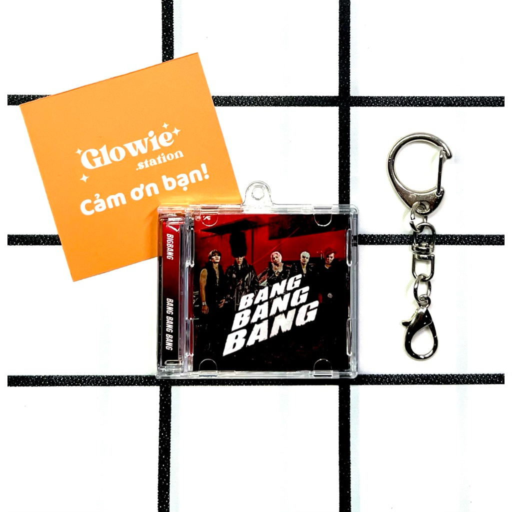 Móc khóa Mini CD Bang Bang Bang - BigBang có NFC quét link nhạc
