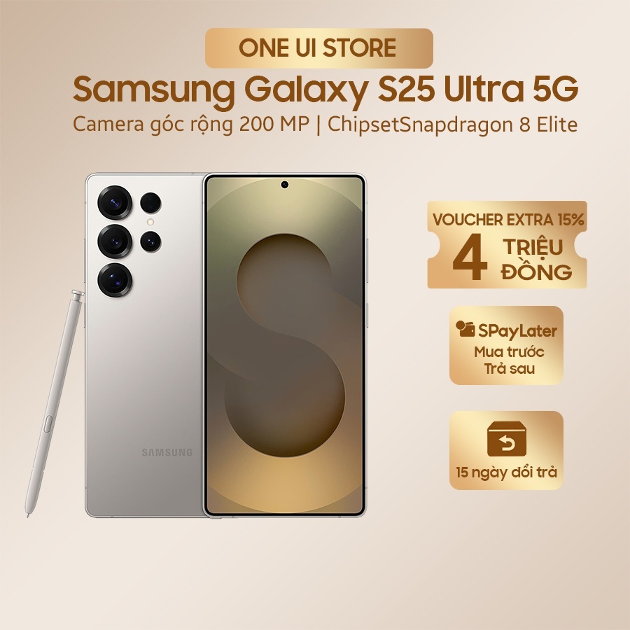 Điện thoại Samsung Galaxy S25 Ultra 5G 12/256GB chính hãng - Bảo hành toàn quốc  - ONE UI STORE