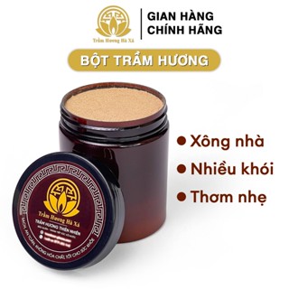  Bột trầm hương đốt xông nhà tẩy uế đồ thờ cúng phong thủy thu hút tài lộc Trầm Hương Hà Xá 