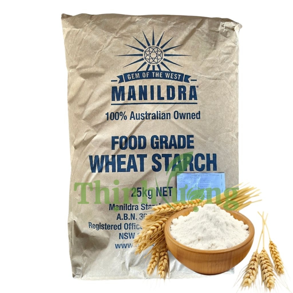 5KG Bột Tàn Mì Úc Tinh Bột Lúa Mì ÚC Australian Wheat Starch