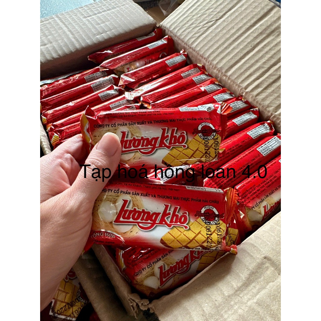 Hải châu Combo sỉ 50 gói lương khô Thương mại hải châu 65g - mix vị