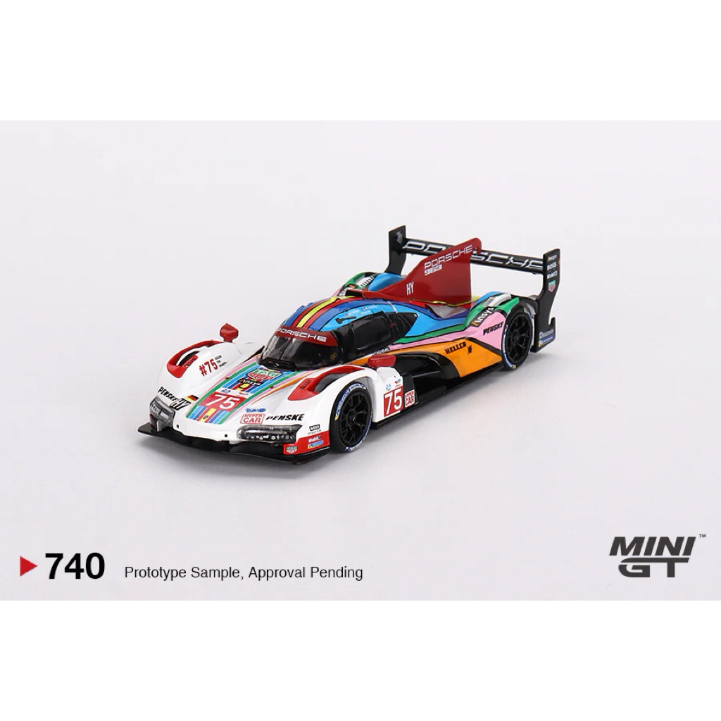 mohinhxeps-1/64_ Mini GT #740 Porsche 963 #75 2023 24Hrs of Le Mans Porsche Penske Motorsport