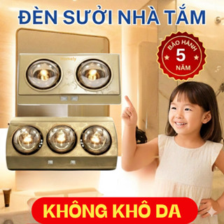 Đèn sưởi nhà tắm HOMELY chính hãng , sưởi ấm tức thì , không khô da , BH CHÍNH HÃNG