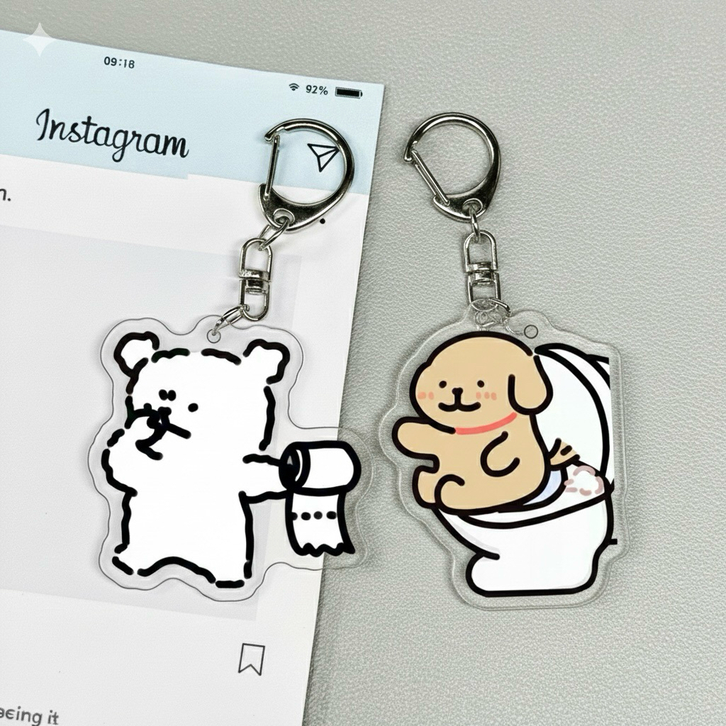 1 Cặp móc khóa couple dành cho cặp đôi nhà KIMN