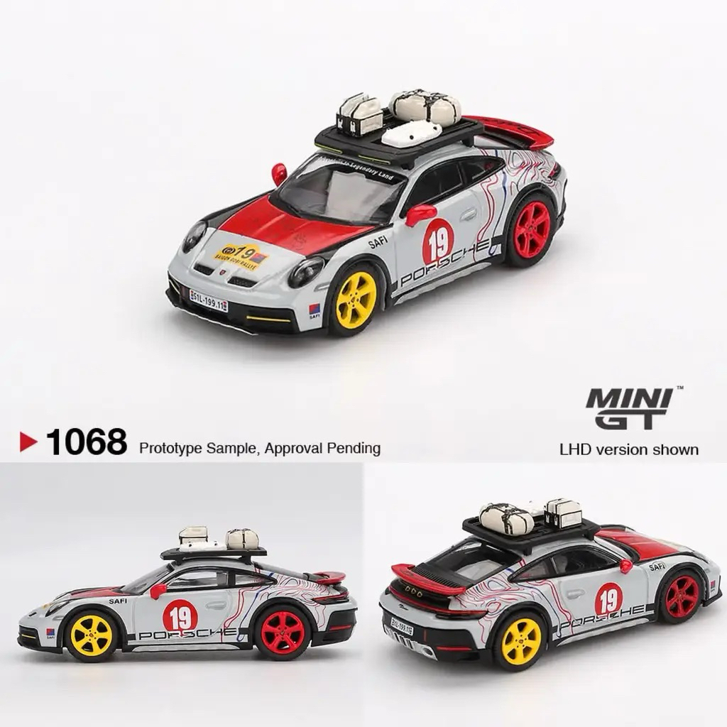 mohinhxeps-1/64_ Mini GT #1068 Porsche 911 Dakar "Uncle Rally"