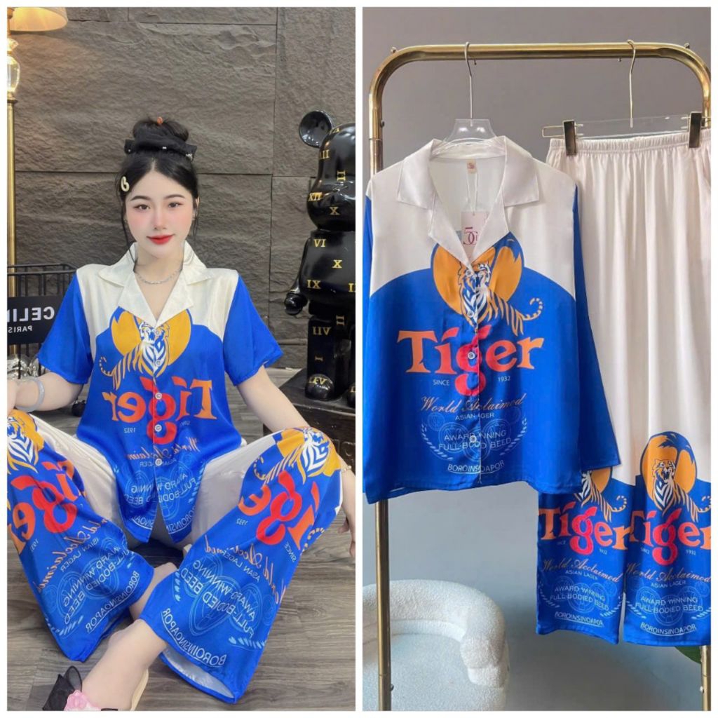 40-75kg(2size) Latin tt bia Tiger xanh dương