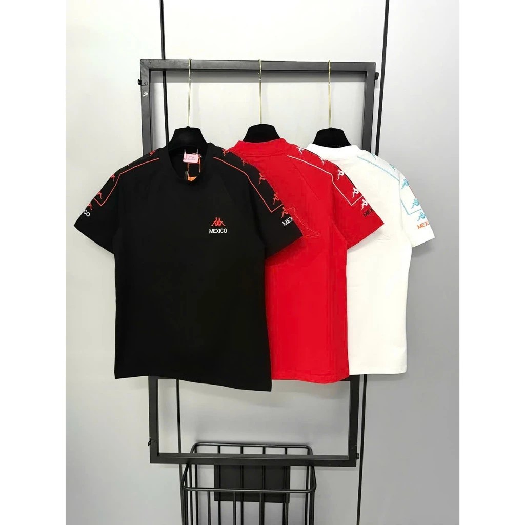 👕 ÁO THUN KAPPA O.SIX CAO CẤP – LOGO MEXICO IN NỔI  Vải Cotton 100% – Form Unisex Chuẩn – Hot Trend 