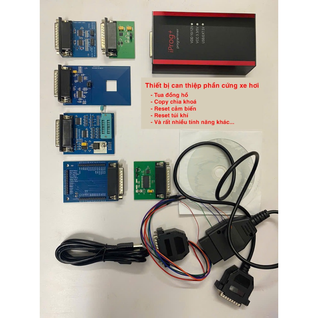 iProg (iProg / iProg+) Thiết bị reset túi khí, tua đồng hồ và rất nhiều tính năng bổ trợ