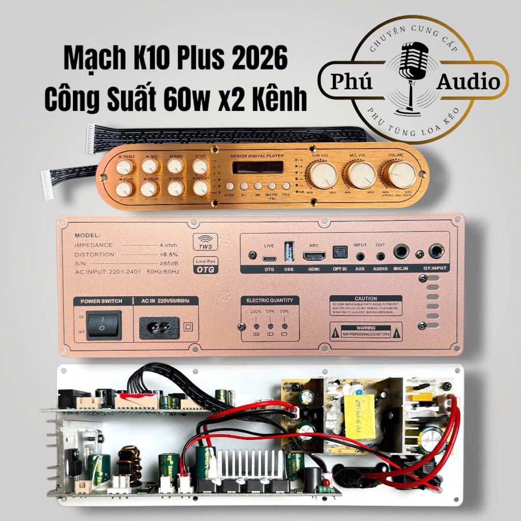 Mạch Loa Kéo K10 K18 K902 V102L V152L Ráp Loa Kéo Xách Tay