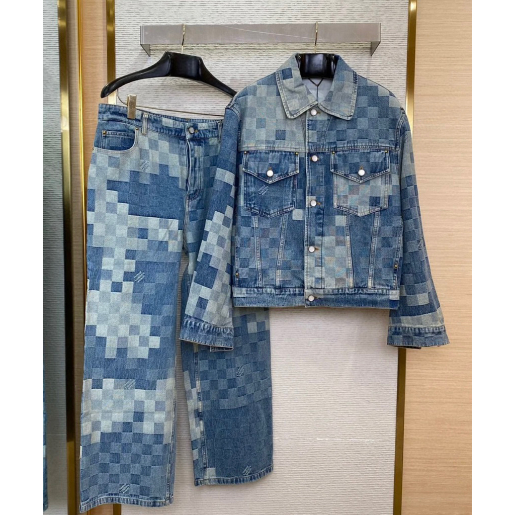 ✨ Hight Quality : Bộ Bò Nam & Nữ.Xanh Thêu logo .Hàng bản cao cấp