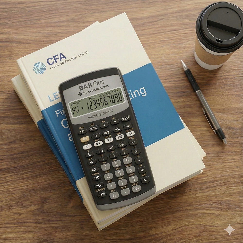 Máy Tính Tài Chính TI BA II Plus (Đã qua sử dụng) - Lý Tưởng Cho CFA & Sinh Viên Tài Chính - Bảo Hàn