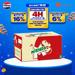   SALE 15.12  Thùng 24 Chai Nước Ngọt Giải Khát Mirinda Xá Xị  390ml chai  