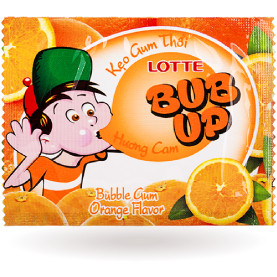 Kẹo cao su BUB UP LOTTE - 3 vị dâu cam nho