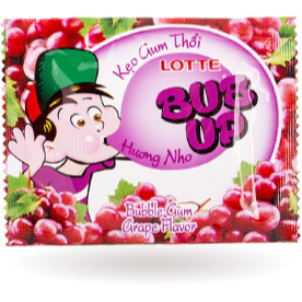 Kẹo cao su BUB UP LOTTE - 3 vị dâu cam nho