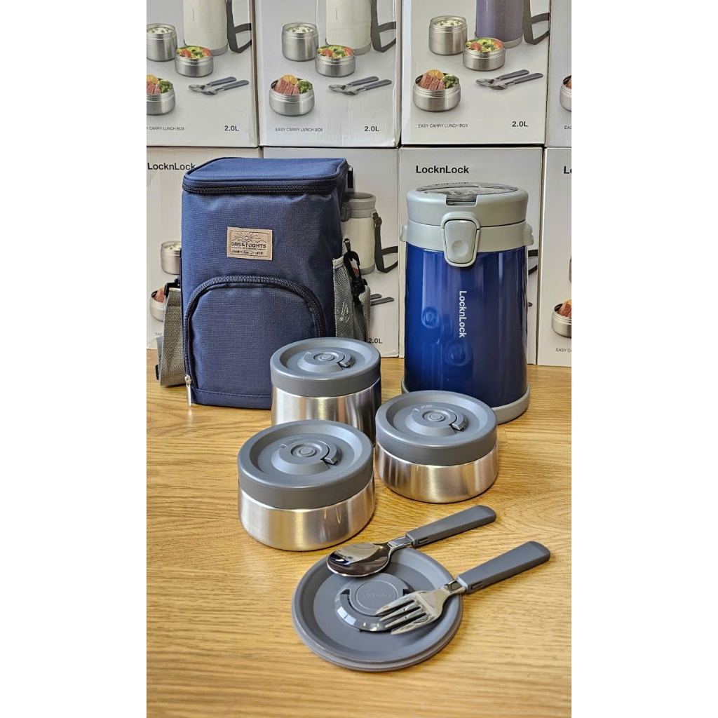 Bộ Hộp Cơm Giữ Nhiệt Văn Phòng LocknLock LHC8039 - LHC8052 - LHC8055 - LHC8031 - LHC8032 -LHC938