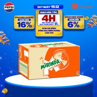  SALE 15.12  Thùng 24 Chai Nước Ngọt Giải Khát Mirinda Cam  390ml chai  