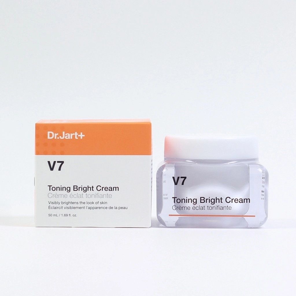 Kem Dưỡng Trắng Da V7 Toning Bright Cream GC Hàn Quốc, Hũ 50Gr Dưỡng Trắng Căng Bóng, Nâng Tone Che 