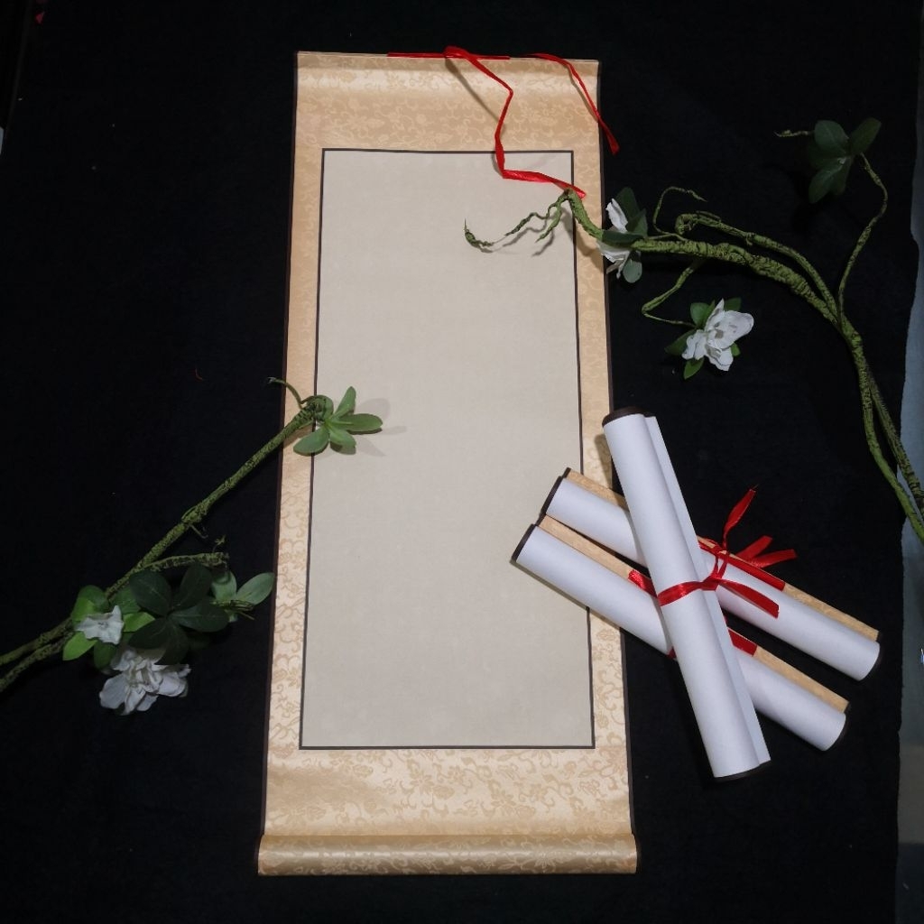 Giấy biểu lụa viết thư pháp 30cm (Mã 02)