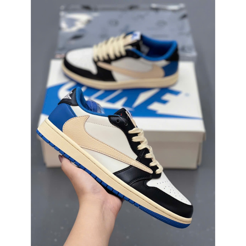 Giày JD1 Low Travis Scott Xanh Đen Chính Hãng Đủ Size Cho Cả Nam Và Nữ Fullbox