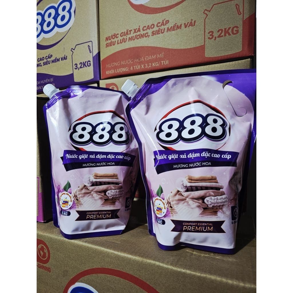 NƯỚC GIẶT XẢ ĐẬM ĐẶC CAO CẤP 888 - HƯƠNG NƯỚC HOA PREMIUM