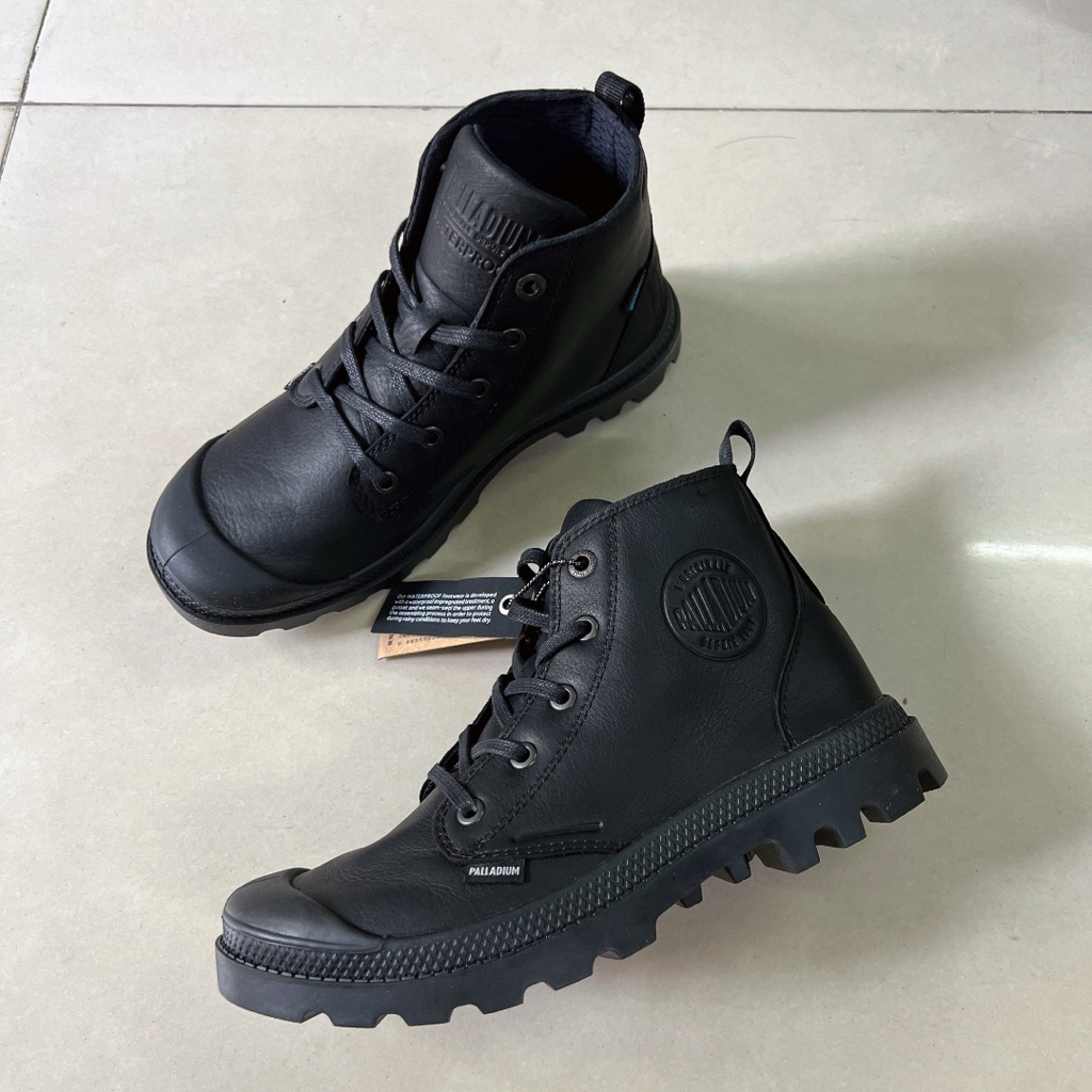 <CHÍNH HÃNG DƯ XỊN> Giày boots Palladium da mềm CÓ CHỐNG NƯỚC