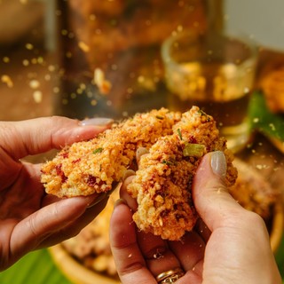 [250gr] - Ăn vặt cơm cháy gạo lứt - cơm cháy Bếp Cô Hai