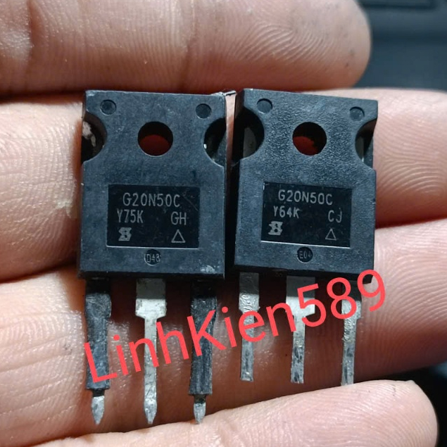 5 chiếc G20N50C 20N50 500V 20A TO-247 THÁO MÁY