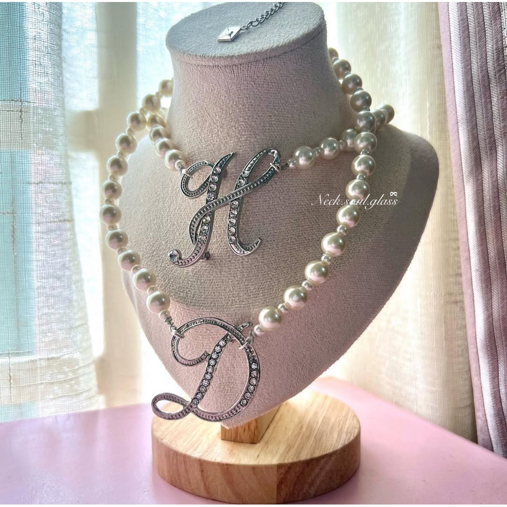 neck.soul.glass | Vòng Cổ '𝓨𝓸𝓾𝓻 𝓝𝓪𝓶𝓮' 💌 Dây Chuyền Nữ Custom Tên Theo Yêu Cầu (Đọc Kĩ Mô Tả)