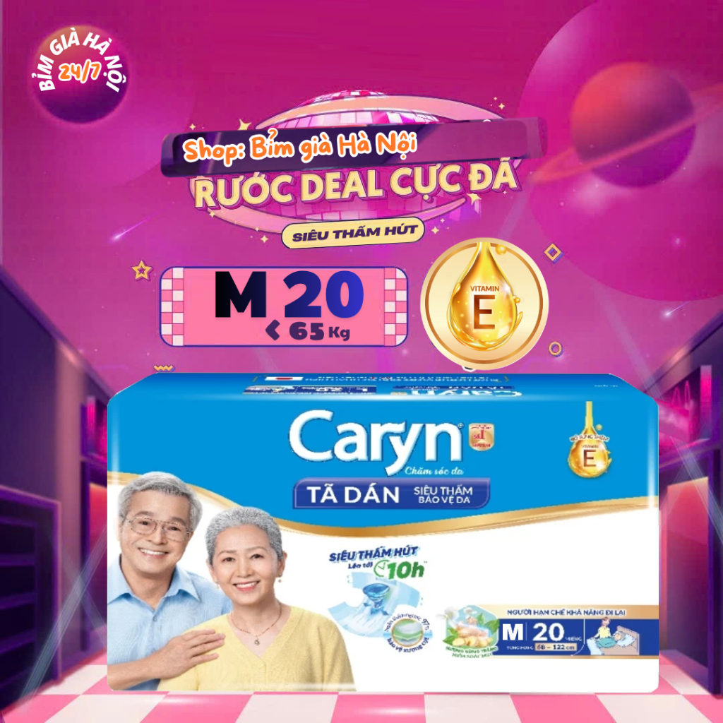 Bỉm già Caryn M20 L20 XL20 và Merzy M20 ML20 XL20 siêu thấm#bỉm merzy #bỉm già merzy #tã già Merzy #