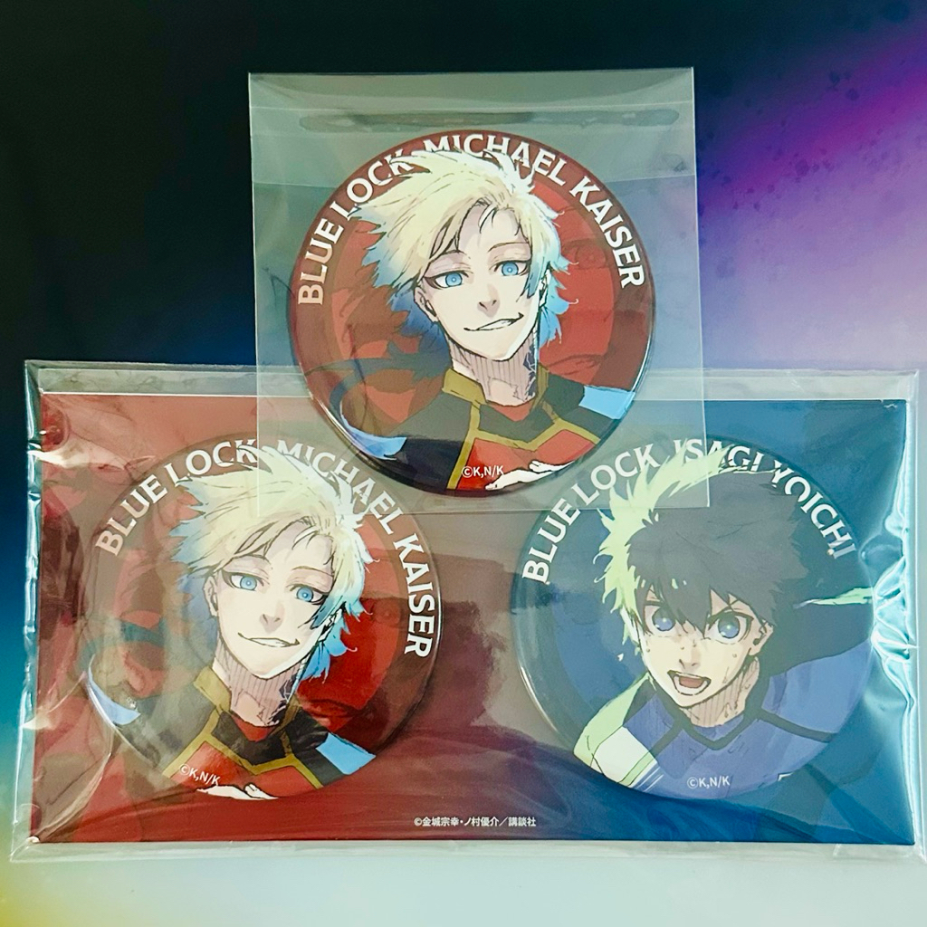 Blue Lock BLLK Badge triển lãm BLUE LOCK x ISETAN / Kaiser Isagi