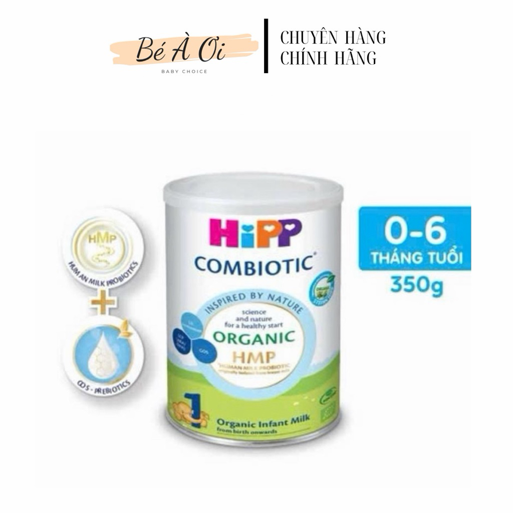 Sữa bột công thức HIPP 1 Organic Combiotic 350g ( cho trẻ từ 0 - 6 tháng )