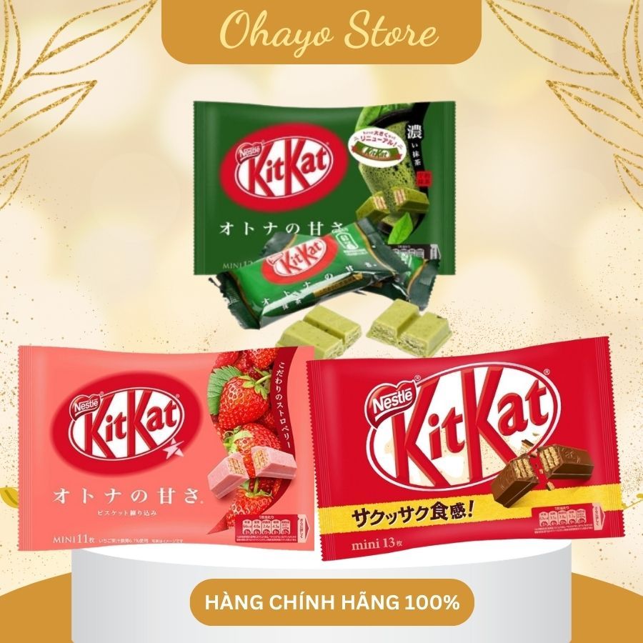 Bánh Kitkat Nhật Bản nhiều vị, Bánh kitkat nội địa nhật bản