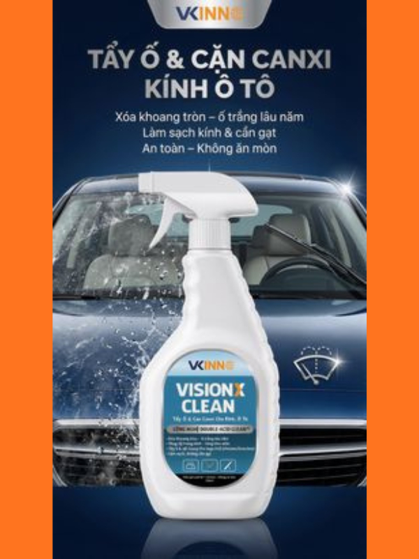 Gợi ý các sản phẩm tẩy dầu phim cho kính ô tô