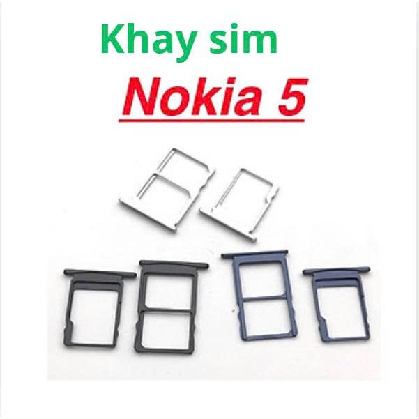 Khay sim Nokia 5 (Zin bóc máy)