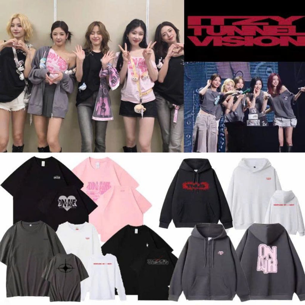 Áo thun fanmeeting ITZY - On Air + Tunnel Vision
